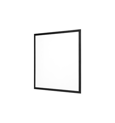 60x60 LED Panel, 40W - Højde:8mm, 80lm/W, IP20, sort