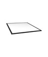 60x60 LED Panel, 40W - Højde:8mm, 80lm/W, IP20, sort