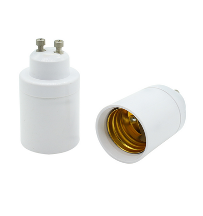 Outlet: GU10 til E27 adapter