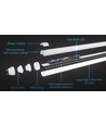 120cm / 10/15W T8-120 LED rør - 200lm/w, Roterbar fatning, 5 års garanti