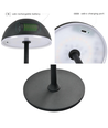 Opladelig LED bordlampe Inde/ude - Sort, touch dæmpbar, 3i1, IP54 udendørs