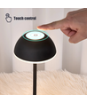 Opladelig LED bordlampe Inde/ude - Grå, touch dæmpbar, 3i1, IP54 udendørs