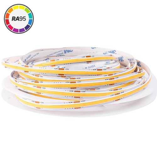 5m 4W/m Dot-free COB-LED strip RA95 - 24V DC, 4000K, IP20, 320 LED/m, 5 års garanti