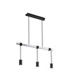 Outlet: EGLO Townshend 3 Pendel Med 3x5W GU10 LED Pære i Sort/Stål/Krom