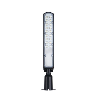 Streetos Slim 50W - Neutral Hvid, 230V, 140/85°, IP65, 505x109x76mm, Sort, Spectrum