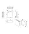 EasyDimmer500 - 250W LED dæmper, kip-tryk/push dæmp, korrespondance, til indbygning