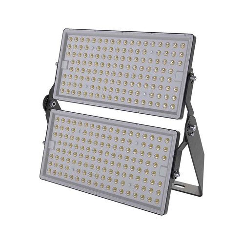 500W LED Projektør - 135lm/W, IP65, stadion, baner og store områder, 1m kabel