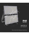 500W Super High Power LED projektør, Samsung LED chip - 135lm/W, 67.500lm, IP65, sort, 4000K, 5 års garanti