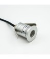 Sauna downlight - 24V DC, RA93, 1,1W, 3m ledning, Hul: Ø3 cm, Mål: Ø3,5 cm