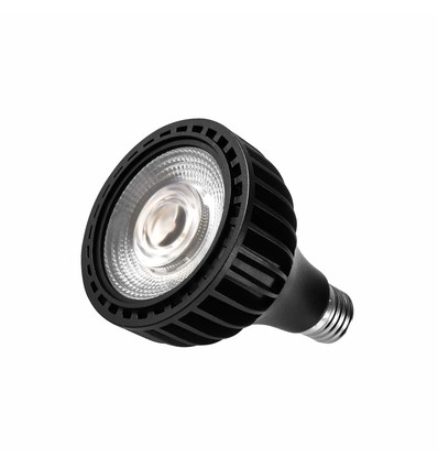 E27 19W vækstpære - Fuldt spektrum, PAR30, 24 graders spredning