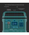 Powerstation 568Wh - 500W, med strømudtag, 1x 230V AC output