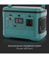 Powerstation 568Wh - 500W, med strømudtag, 1x 230V AC output