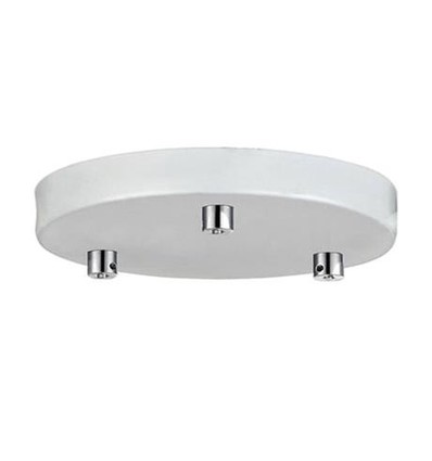 Halo Design - Ø22 Roset til 3 lamper - hvid