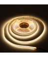 5m 6,5W/m 2700K RA95 Dot-free COB-LED strip - IP20, 320 LED pr. meter, 24V, COB LED