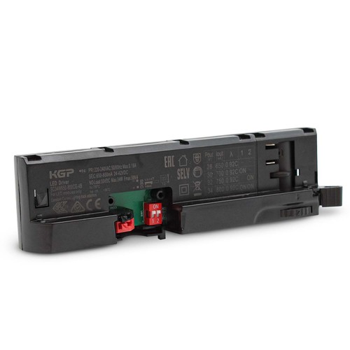 Erstatningsdriver til skinnespot - Sort, Passer til 3-faset skinnespot, 24-42V, 650-800mA
