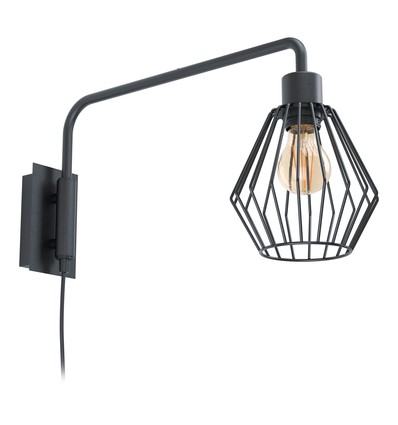 Outlet: EGLO Tabillano Væglampe Til E27 i Sort