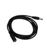 DC Forlængerkabel - 10 m, til LED strips, 5V-24V, sort