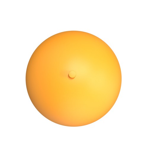 Mush K2 Orange væglampe - Ø18 cm, G9, 230V, uden lyskilde