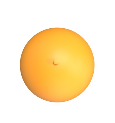 Mush K2 Orange væglampe - Ø18 cm, G9, 230V, uden lyskilde