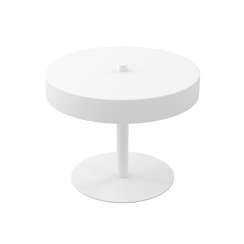 Nemo LN2 Hvid bordlampe - Ø20 cm, G9, 230V, uden lyskilde
