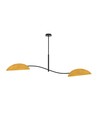 Lotus 2 Sort/Gullig-orange loftslampe - E14, 230V, uden lyskilde