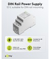 12V 30W DIN skinne strømforsyning - 12V DC, 2,5A