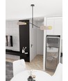 Lotus 2 Sort/Grå loftslampe - E14, 230V, uden lyskilde