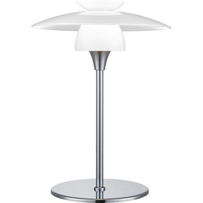 4: Halo Design - Scandinavia Bordlampe Ø20cm, opal/krom