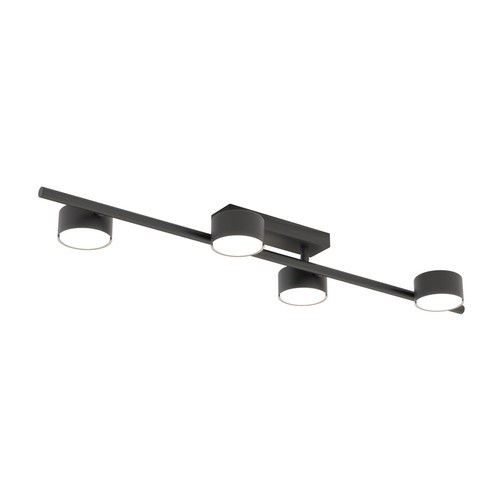 Bet 4 Sort loftslampe - Ø8 cm, GX53, 230V, uden lyskilde