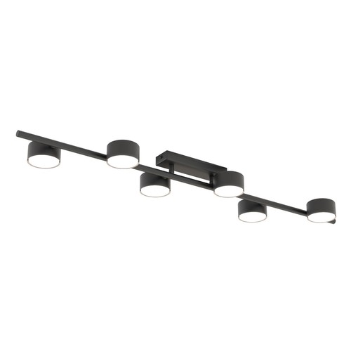 Bet 6 Sort loftslampe - Ø8 cm, GX53, 230V, uden lyskilde