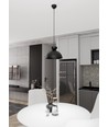 Lunaro 1S Sort pendellampe - Ø30 cm, GX53, 230V, uden lyskilde