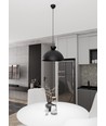 Lunaro 1L Sort pendellampe - Ø40 cm, GX53, 230V, uden lyskilde