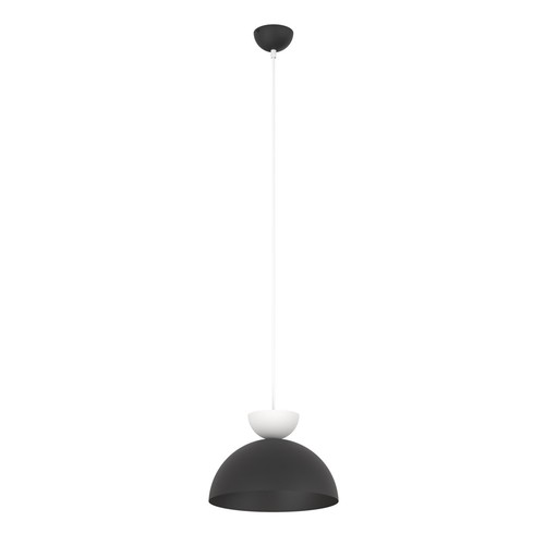 Lunaro 1S Sort/Hvid pendellampe - Ø30 cm, GX53, 230V, uden lyskilde