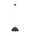 Lunaro 1S Sort/Hvid pendellampe - Ø30 cm, GX53, 230V, uden lyskilde
