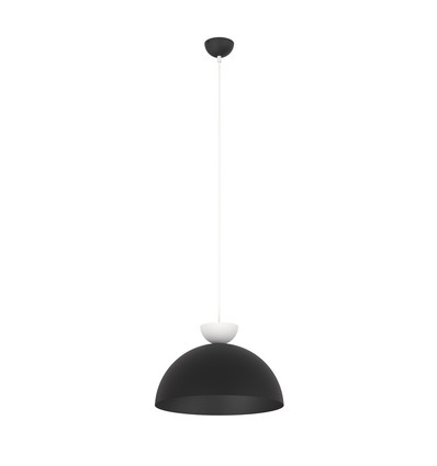 Lunaro 1L Sort/Hvid pendellampe - Ø40 cm, GX53, 230V, uden lyskilde