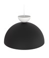 Lunaro 1L Sort/Hvid pendellampe - Ø40 cm, GX53, 230V, uden lyskilde