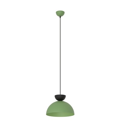 Lunaro 1S Sort/Grøn pendellampe - Ø30 cm, GX53, 230V, uden lyskilde