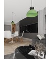 Lunaro 1S Sort/Grøn pendellampe - Ø30 cm, GX53, 230V, uden lyskilde