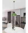 Lunaro 1L Sort/Grøn pendellampe - Ø40 cm, GX53, 230V, uden lyskilde