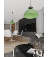 Lunaro 1L Sort/Grøn pendellampe - Ø40 cm, GX53, 230V, uden lyskilde