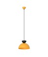 Lunaro 1S Sort/Orange pendellampe - Ø30 cm, GX53, 230V, uden lyskilde