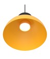 Lunaro 1S Sort/Orange pendellampe - Ø30 cm, GX53, 230V, uden lyskilde