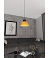 Lunaro 1S Sort/Orange pendellampe - Ø30 cm, GX53, 230V, uden lyskilde