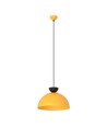 Lunaro 1L Sort/Orange pendellampe - Ø40 cm, GX53, 230V, uden lyskilde