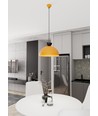 Lunaro 1L Sort/Orange pendellampe - Ø40 cm, GX53, 230V, uden lyskilde
