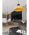 Lunaro 1L Sort/Orange pendellampe - Ø40 cm, GX53, 230V, uden lyskilde