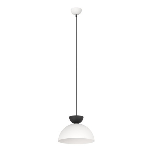 Lunaro 1S Hvid/Sort pendellampe - Ø30 cm, GX53, 230V, uden lyskilde