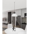 Lunaro 1L Hvid/Sort pendellampe - Ø40 cm, GX53, 230V, uden lyskilde