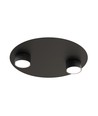 Bolx 2 Sort loftslampe - GX53, 230V, uden lyskilde