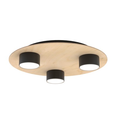 Pixo 3 Sort loftslampe - GX53, 230V, uden lyskilde